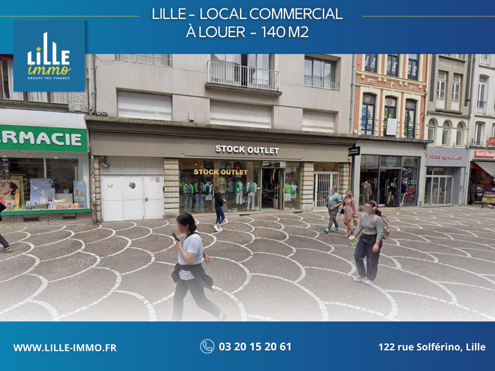 A louer Local a LILLE ref. 1609